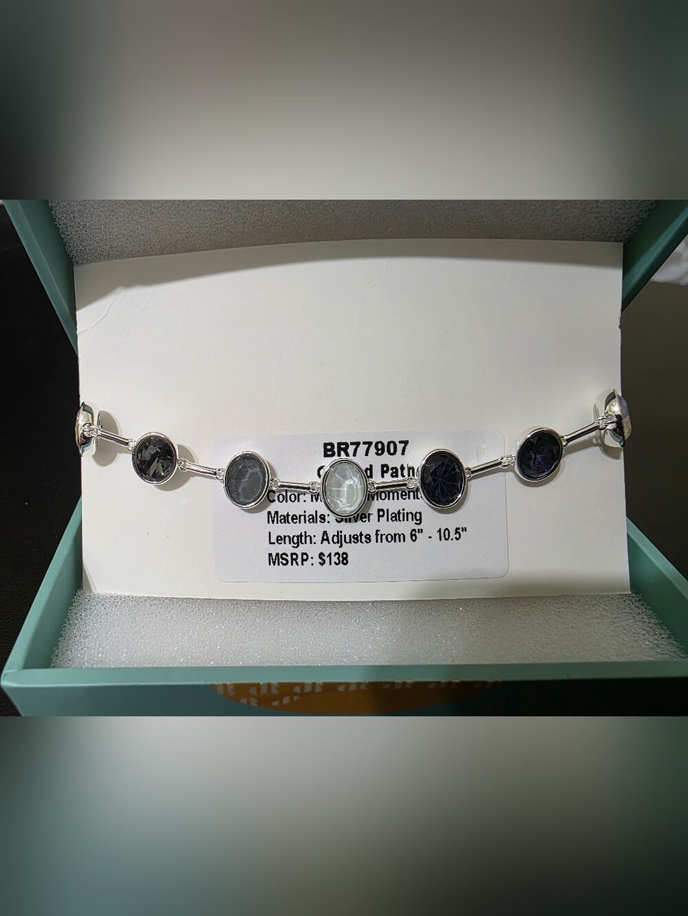 Monaco Moments Silver Plated Jewel Candy Bracelet